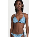 Sea Ida Print Triangle Bikini Top