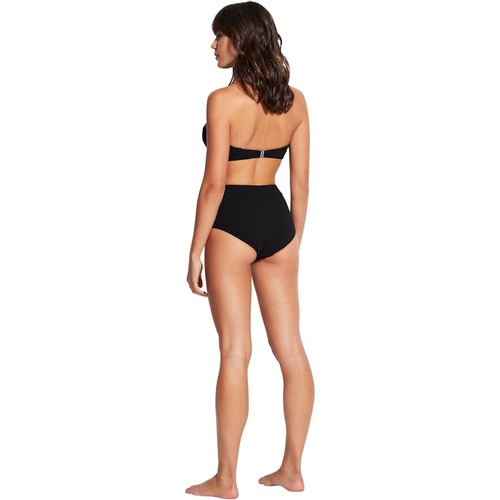  Seafolly Riviera High-Waisted Bikini Bottoms