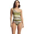 Seafolly Sun Stripe One Shoulder One-Piece