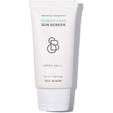 Ultra Lightweight Mineral Facial Sunscreen - SELF BEAUTY Worry Free No Pore Clogged, No White Cast, Natural Tone Up Effect UVA/UVB Rays Protection Non-Greasy SPF50+ PA ++++ 50ml/1.
