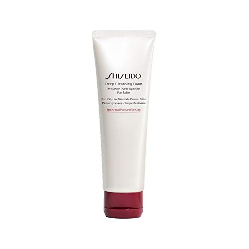  Shiseido Deep Cleansing Foam By for Women - Cleanser, Peony, 4.4 Ounce