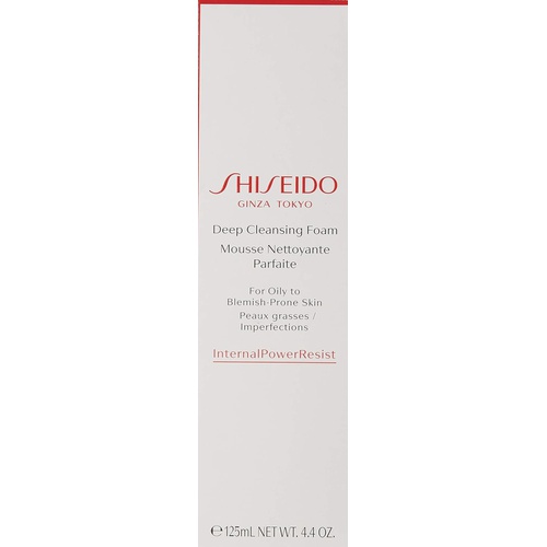  Shiseido Deep Cleansing Foam By for Women - Cleanser, Peony, 4.4 Ounce