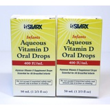 Silarx Infants Aqueous Vitamin D Oral Drops 400IU/ml 2-Pak (2 x 50ml)