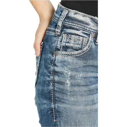  Silver Jeans Co. Mid-Rise Skinny Leg Girlfriend Jeans L27137SJL388