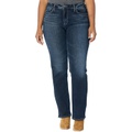 Silver Jeans Co. Plus Size Suki Mid-Rise Slim Bootcut Jeans W93616EDB405