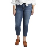 Silver Jeans Co. Plus Size Suki Skinny Crop W43975SCV384