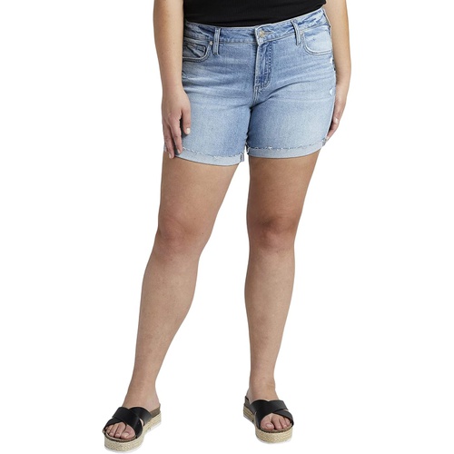  Silver Jeans Co. Plus Size Boyfriend Shorts W53623EAF172