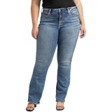 Silver Jeans Co. Plus Size Suki Mid-Rise Slim Bootcut Jeans W93616ECF315