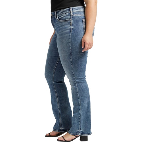  Silver Jeans Co. Plus Size Suki Mid-Rise Slim Bootcut Jeans W93616ECF315