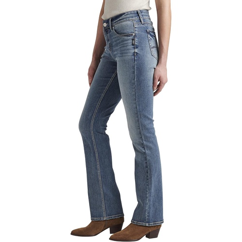  Silver Jeans Co. Elyse Mid-Rise Slim Bootcut Jeans L03601EDB257