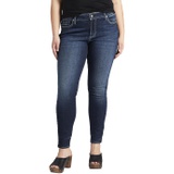 Silver Jeans Co. Plus Size Elyse Mid-Rise Skinny Jeans W03116EAE432