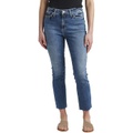 Silver Jeans Co. Hello Legs High-Rise Slim Straight Jeans L64421EKC217