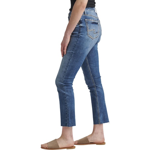  Silver Jeans Co. Hello Legs High-Rise Slim Straight Jeans L64421EKC217