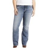 Silver Jeans Co. Plus Size Elyse Mid-Rise Slim Bootcut Jeans W03601EDB257