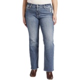 Silver Jeans Co. Plus Size Suki Mid-Rise Slim Bootcut Jeans W93616EOE348