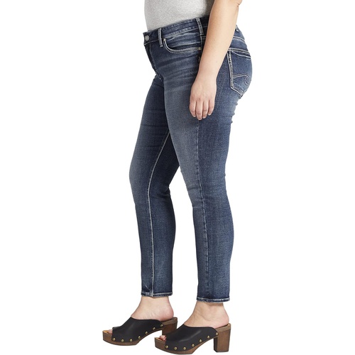  Silver Jeans Co. Plus Size Britt Low Rise Skinny Jeans W90102ECF306