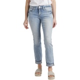 Silver Jeans Co. Elyse Mid-Rise Straight Leg Jeans L03414EPX186