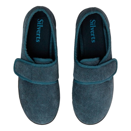  Silverts Wide & Comfy Easy Closure Slippers