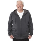 Silverts Hooded Sweatshirt with Magnetic Zip