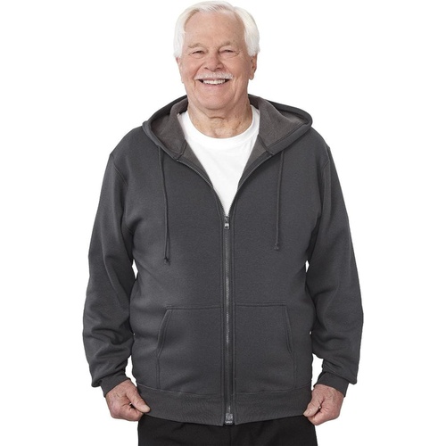  Silverts Hooded Sweatshirt with Magnetic Zip