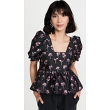 Sister Jane Chasse Floral Tie Back Top