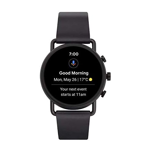  Skagen Connected Falster 3 Gen 5 Stainless Steel Touchscreen Smartwatch with Heart Rate, GPS, NFC, and Smartphone Notifications