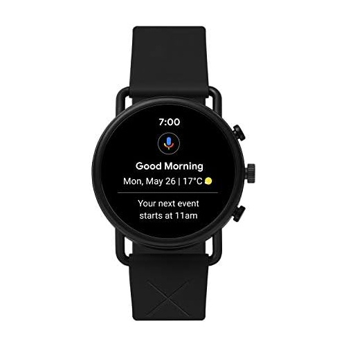  Skagen Connected Falster 3 Gen 5 Stainless Steel Touchscreen Smartwatch with Heart Rate, GPS, NFC, and Smartphone Notifications