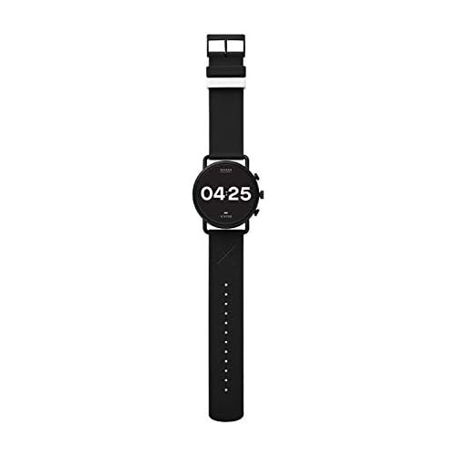  Skagen Connected Falster 3 Gen 5 Stainless Steel Touchscreen Smartwatch with Heart Rate, GPS, NFC, and Smartphone Notifications