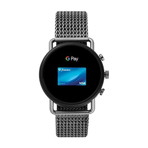  Skagen Connected Falster 3 Gen 5 Stainless Steel Touchscreen Smartwatch with Heart Rate, GPS, NFC, and Smartphone Notifications