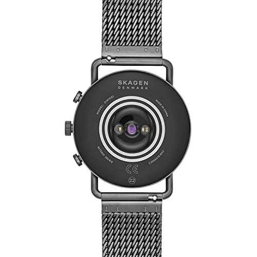  Skagen Connected Falster 3 Gen 5 Stainless Steel Touchscreen Smartwatch with Heart Rate, GPS, NFC, and Smartphone Notifications