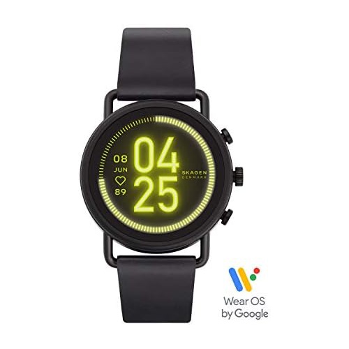  Skagen Connected Falster 3 Gen 5 Stainless Steel Touchscreen Smartwatch with Heart Rate, GPS, NFC, and Smartphone Notifications