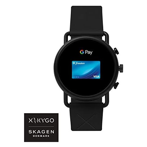  Skagen Connected Falster 3 Gen 5 Stainless Steel Touchscreen Smartwatch with Heart Rate, GPS, NFC, and Smartphone Notifications