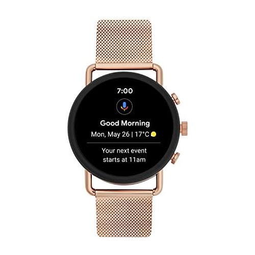  Skagen Connected Falster 3 Gen 5 Stainless Steel Touchscreen Smartwatch with Heart Rate, GPS, NFC, and Smartphone Notifications