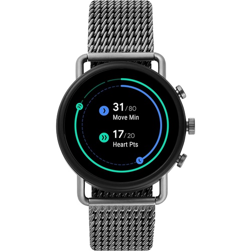  Skagen Connected Falster 3 Gen 5 Stainless Steel Touchscreen Smartwatch with Heart Rate, GPS, NFC, and Smartphone Notifications