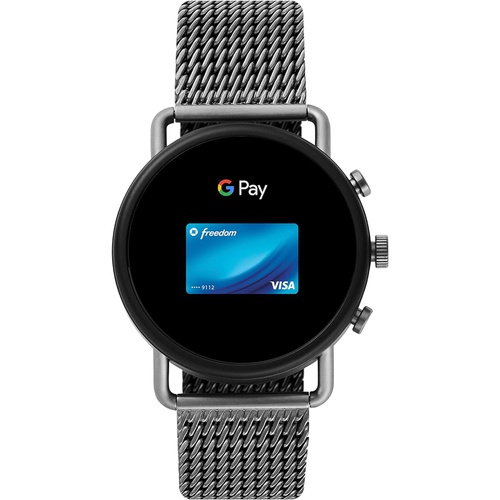  Skagen Connected Falster 3 Gen 5 Stainless Steel Touchscreen Smartwatch with Heart Rate, GPS, NFC, and Smartphone Notifications