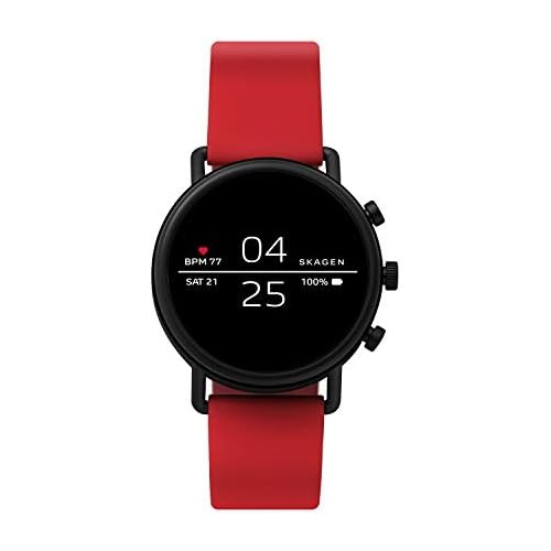  Skagen Connected Falster 2 Stainless Steel and Silicone Touchscreen Smartwatch