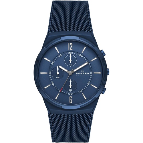  Skagen 42 mm Melbye Chronograph Mesh Bracelet Watch