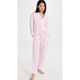 Sleepy Jones Marina Pajama Set Painted Stripe