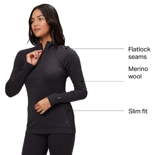  Smartwool Classic Thermal Merino 1/4-Zip Baselayer - Women