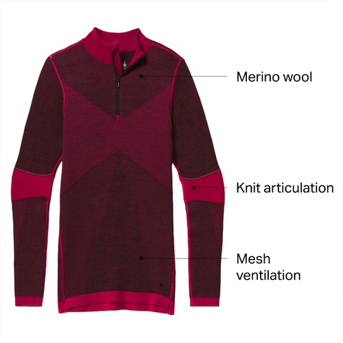  Smartwool Intraknit Thermal Max Merino 1/4-Zip Baselayer - Women