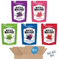 Wiley Wallaby Ultimate Fruit Variety Australian Licorice Snack Peak Gift Box (5 - 10 oz bags)  Red, Green Apple, Watermelon, Huckleberry, Blueberry Pomegranate