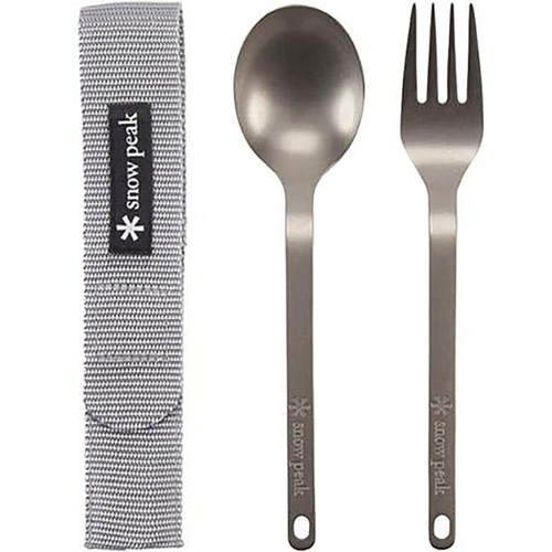  Snow Peak Titanium Fork and Spoon Set - Hike & Camp