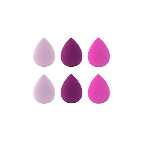  Snowflakes Beauty Sponge Makeup Blender Set - 6 Pcs,Small Multi-Color Blending Makeup Tools for Foundation Powder Concealer Liquid BB and Cream