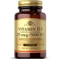 Solgar Vitamin D3 (Cholecalciferol) 125 MCG (5000 IU), 100 Softgels - Helps Maintain Healthy Bones & Teeth - Immune System Support - Non GMO, Gluten Free, Dairy Free - 100 Servings