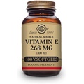 Solgar Vitamin E 268mg (400 IU) Alpha, 100 Softgels - Natural Antioxidant, Healthy Skin & Immune System Support - Naturally-Sourced Vitamin E - Gluten Free, Dairy Free - 100 Servin