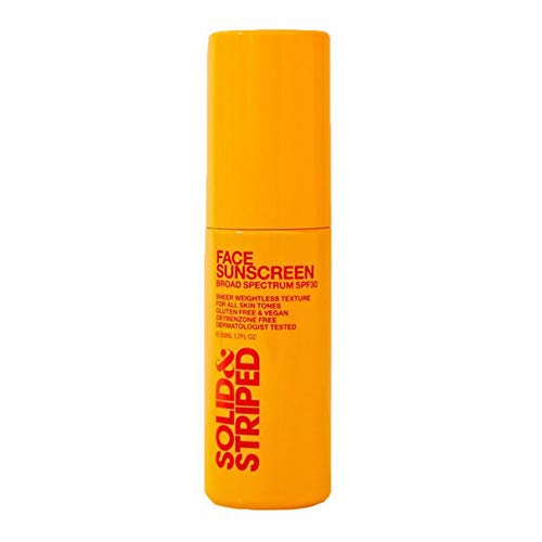  Solid & Striped Face Sunscreen Meets Serum SPF-30 Facial Sunscreen 1.7 oz