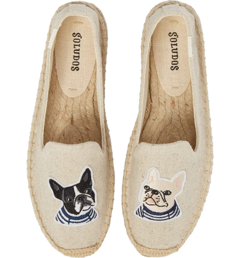 Soludos Teddy & Gigi Applique Espadrille_SAND CANVAS