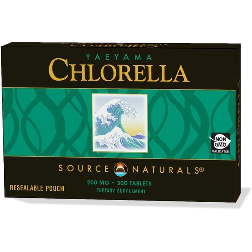  Source Naturals Yaeyama Chlorella, 200mg, 300 Tablets