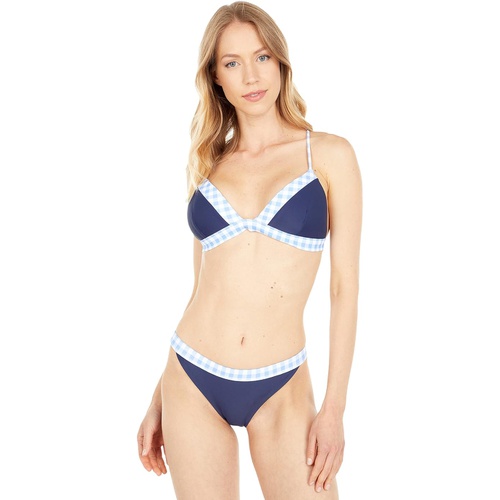  Southern Tide Oceanside Gingham Bikini Top