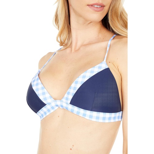  Southern Tide Oceanside Gingham Bikini Top